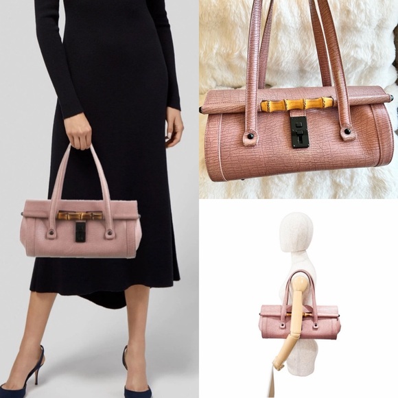 🥳SOLD🥳Gucci💕Bamboo Bullet Bag in Pink - Picture 3 of 17